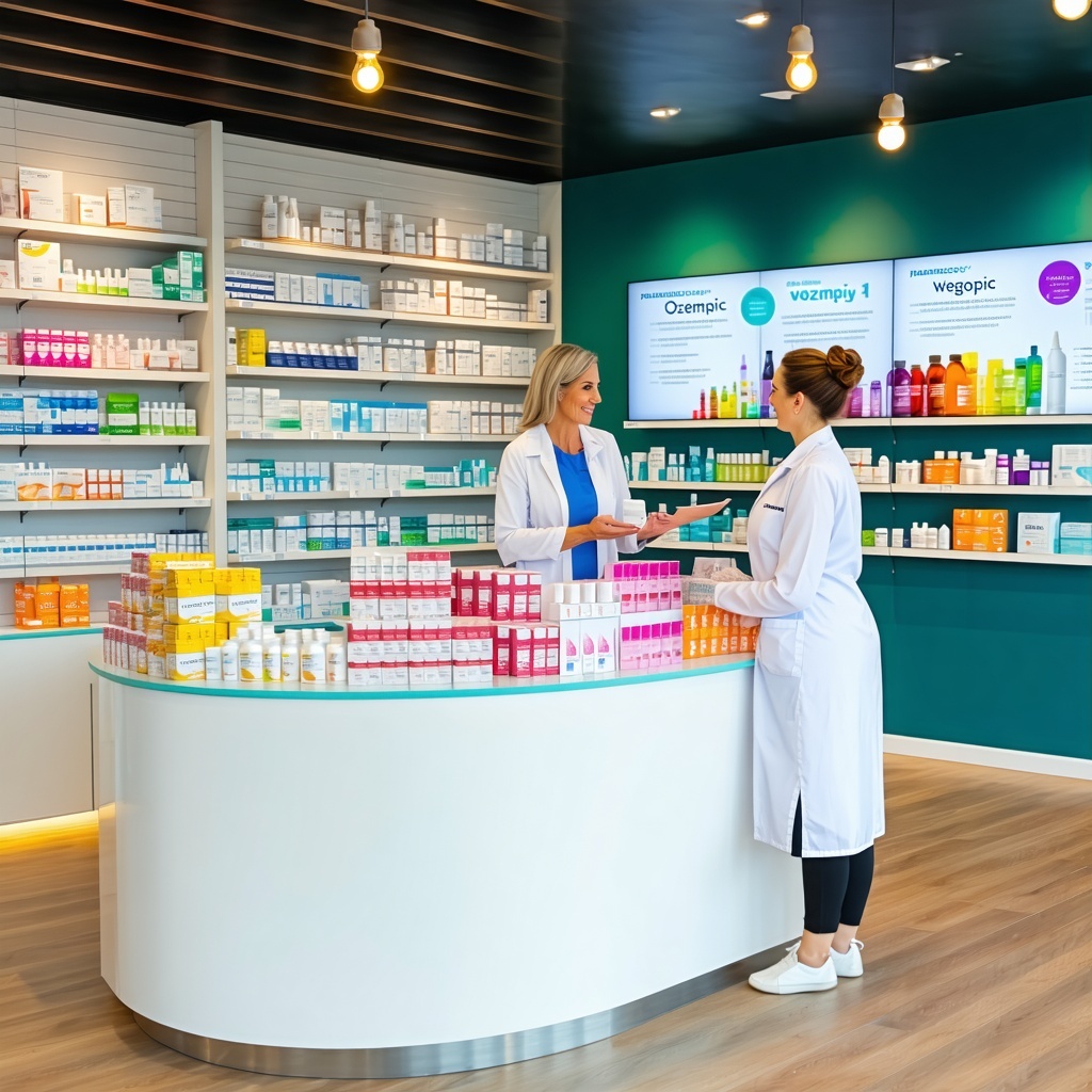 Modern Pharmacy interior